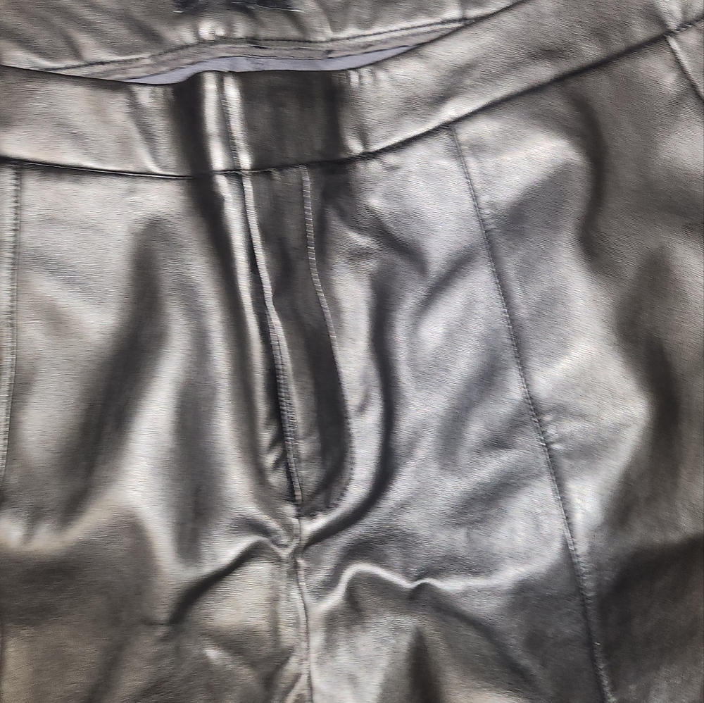 Brand new eloquii faux leather flare leg trouser  pant. Size 18